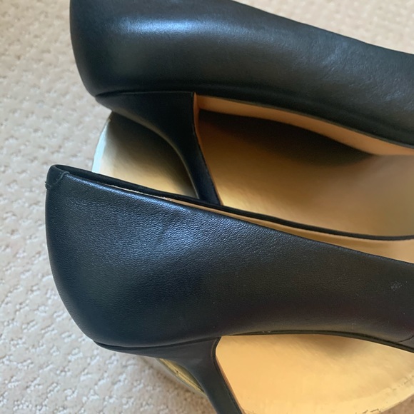 Black/Black-white Coach heels - Picture 5 of 10